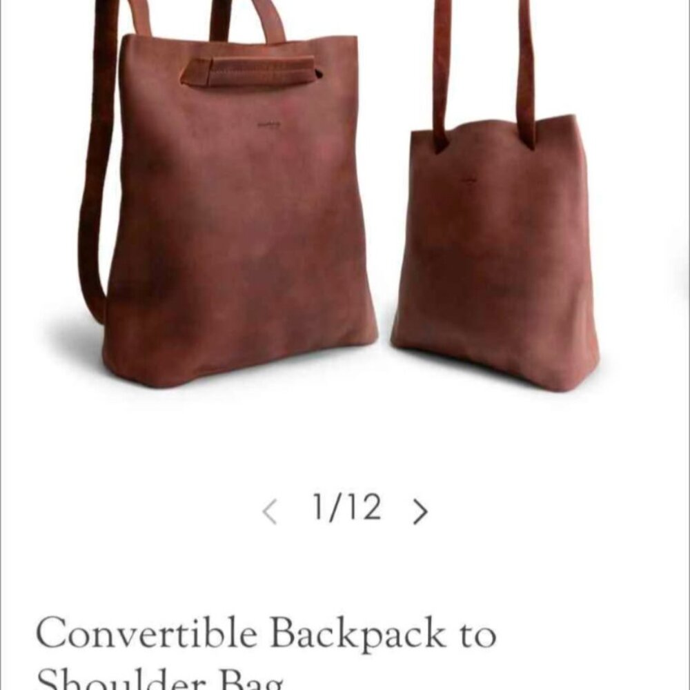 Stockyard X leather convertible tote